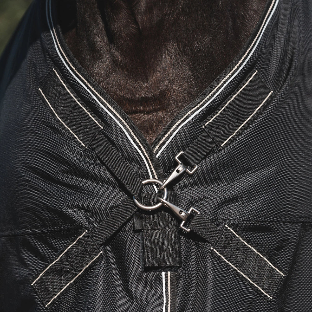 Back On Track Obsidian Turnout Blanket with Neck Cover