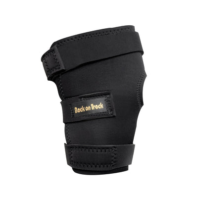 Back On Track Therapeutic Hock Boots with Holes - Black (Pair) - Horse Recovery & Support