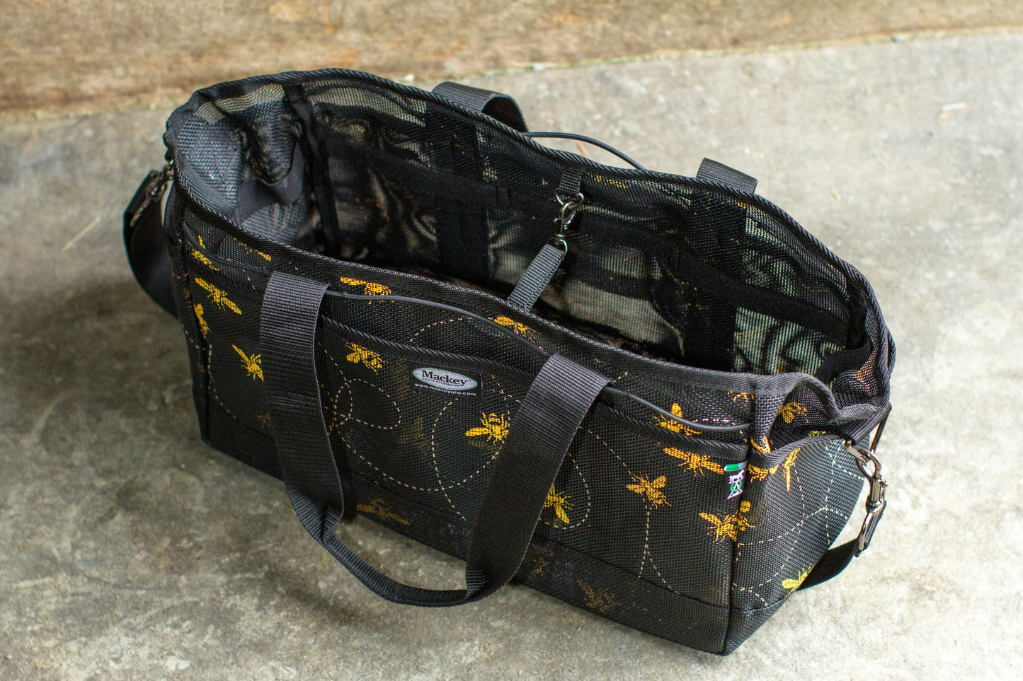 Mackey Equine Organizer Tote - PVC Mesh, 16x10x8, Hose-Clean