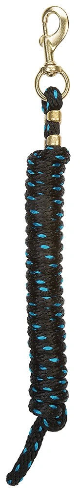 Weaver Leather Equine Performance Lead Rope - 10' x 5/8" Polypropylene with Brass Snap, Burgundy