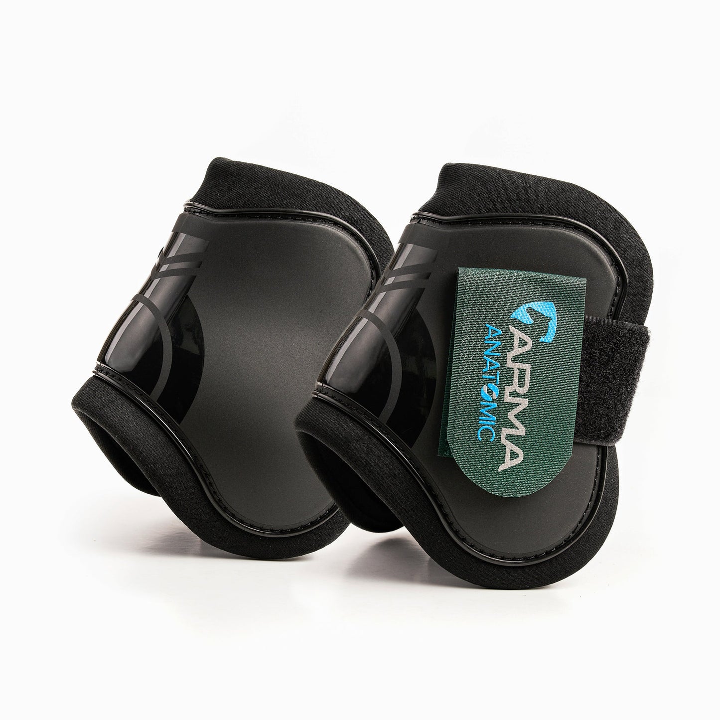 Shires ARMA Rear Fetlock Boots #1891 - Neoprene Lined Impact Resistant Jumping Boots - Multiple Sizes