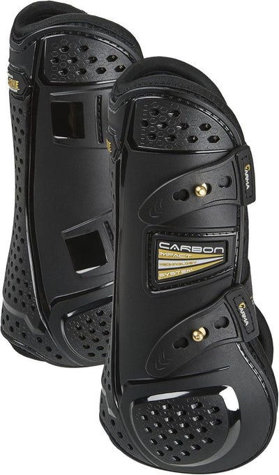 Shires ARMA OXI - Zone Tendon Boots Black - Hooves and Paws
