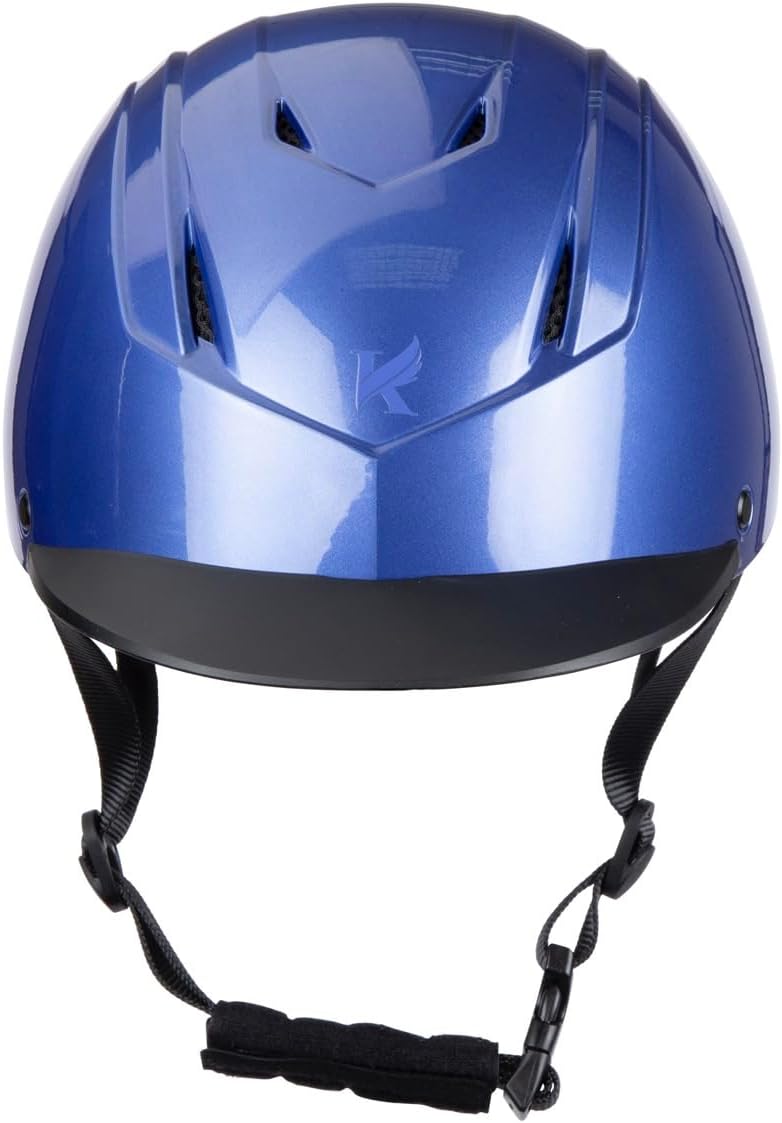 Shires Karben Equestrian Riding Helmet Low Profile Matteo Horse Schooling Safety - Hooves and Paws