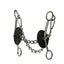 Professional's Choice Brittany Pozzi Lifter Bit for barrel racing featuring a 5 1/2 inch chain mouthpiece and stainless steel shanks. This performance horse bit includes black rubber guards and a curb chain, designed to provide lift and control during high-speed turns. Essential western horse tack for competitive barrel racers and training.