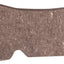 Brown horse saddle pad on a white background