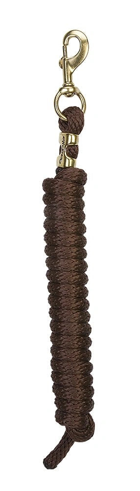 Weaver Leather Equine Performance Lead Rope - 10' x 5/8" Polypropylene with Brass Snap, Burgundy