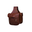 Weaver Top Grain Chap Leather Western Saddle Bag - Extra Wide - Brown - 11" W x 12" L x 4" D