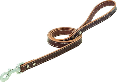 Weaver Leather Harness Leather Dog Leash Brown (Sell out) - Hooves and Paws