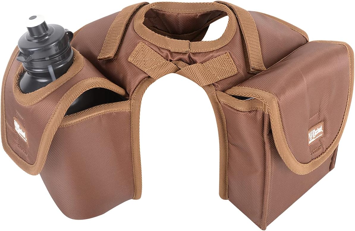 Cashel Horn Saddle Bag Bottle and Lunch Holder - Hooves and Paws