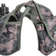 Cashel Horn Saddle Bag with Insulated Bottle & Lunch Holder, 600D Rip-Stop Nylon - 6-1/2” w x 7” h x 1-1/2” d