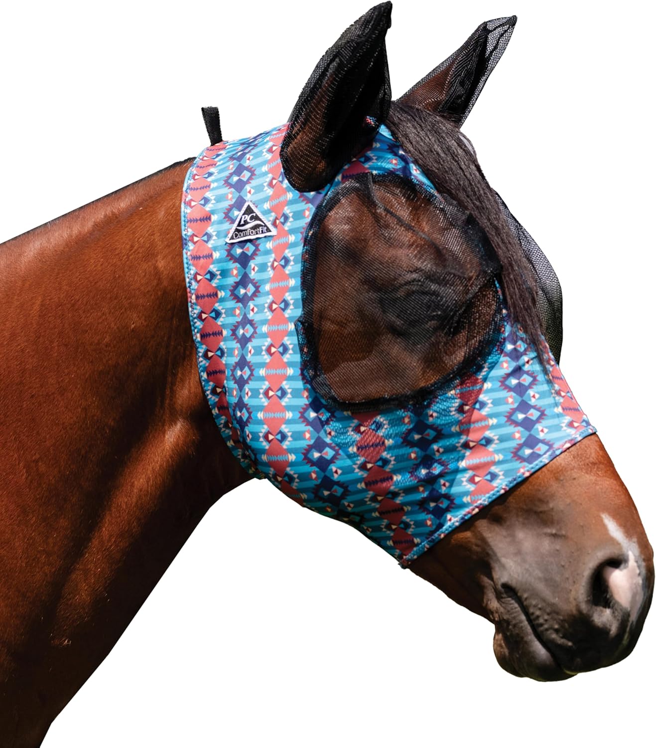 Professional's Choice Comfort Fit Horse Lycra Fly Mask with Ears All Sizes - Hooves and Paws