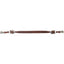 Cashel Antique Diamond Wither Strap featuring rich brown leather with detailed basket-weave tooling and raised diamond motifs. This western tack accessory includes oversized oval silver buckles and swivel snap ends for easy attachment. Designed for stylish breastcollar support, it ensures proper placement and stability for your horse's gear during trail or performance riding.