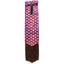 Cashel Designer Tail Bag Wrap featuring a patriotic American flag pattern with white stars on red and blue stripes. This protective horse tail bag includes a secure hook-and-loop top closure and stylish long brown fringe at the bottom. Ideal for keeping a horse's tail clean and protected from breakage, this functional equestrian accessory adds western flair and style to any horse's grooming routine.