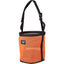 Cashel Feed Rite Bag featuring a breathable orange mesh design with durable black nylon trim and an adjustable head strap. This high-visibility horse nose bag is designed to end feed waste and stress, featuring a quick-release plastic buckle for easy on and off. Ideal for stable use or travel, this equine feeding essential ensures every grain is eaten while keeping your horse comfortable. Lightweight and sturdy horse feed bag for efficient, mess-free feeding.
