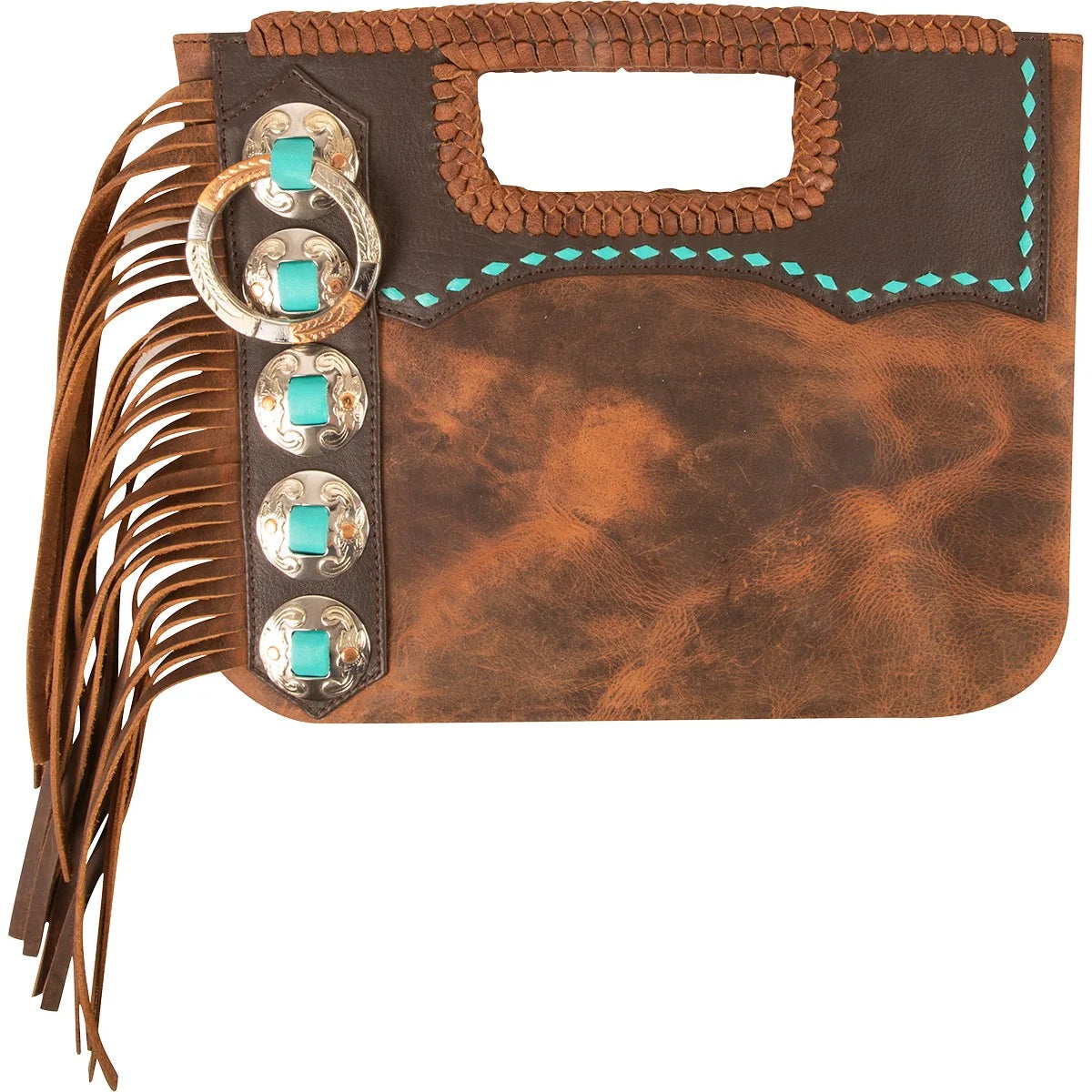 Cashel Handbag Mini Purse with Braided Handle - Elegant Western Accessory for the Equestrian Lifestyle