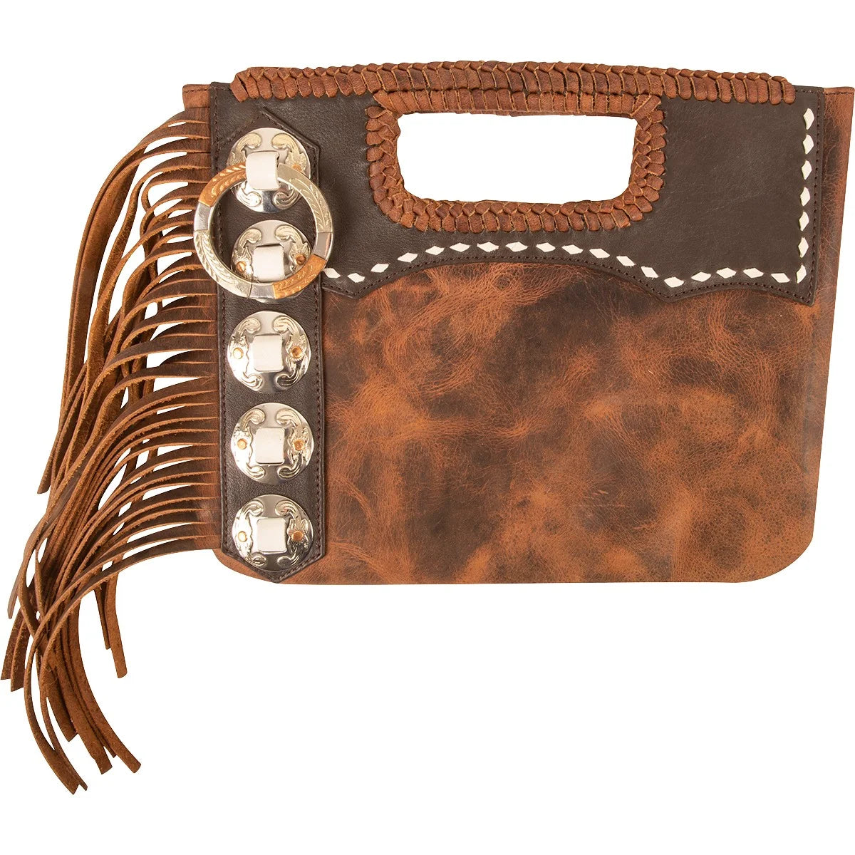 Cashel Handbag Mini Purse with Braided Handle - Elegant Western Accessory for the Equestrian Lifestyle