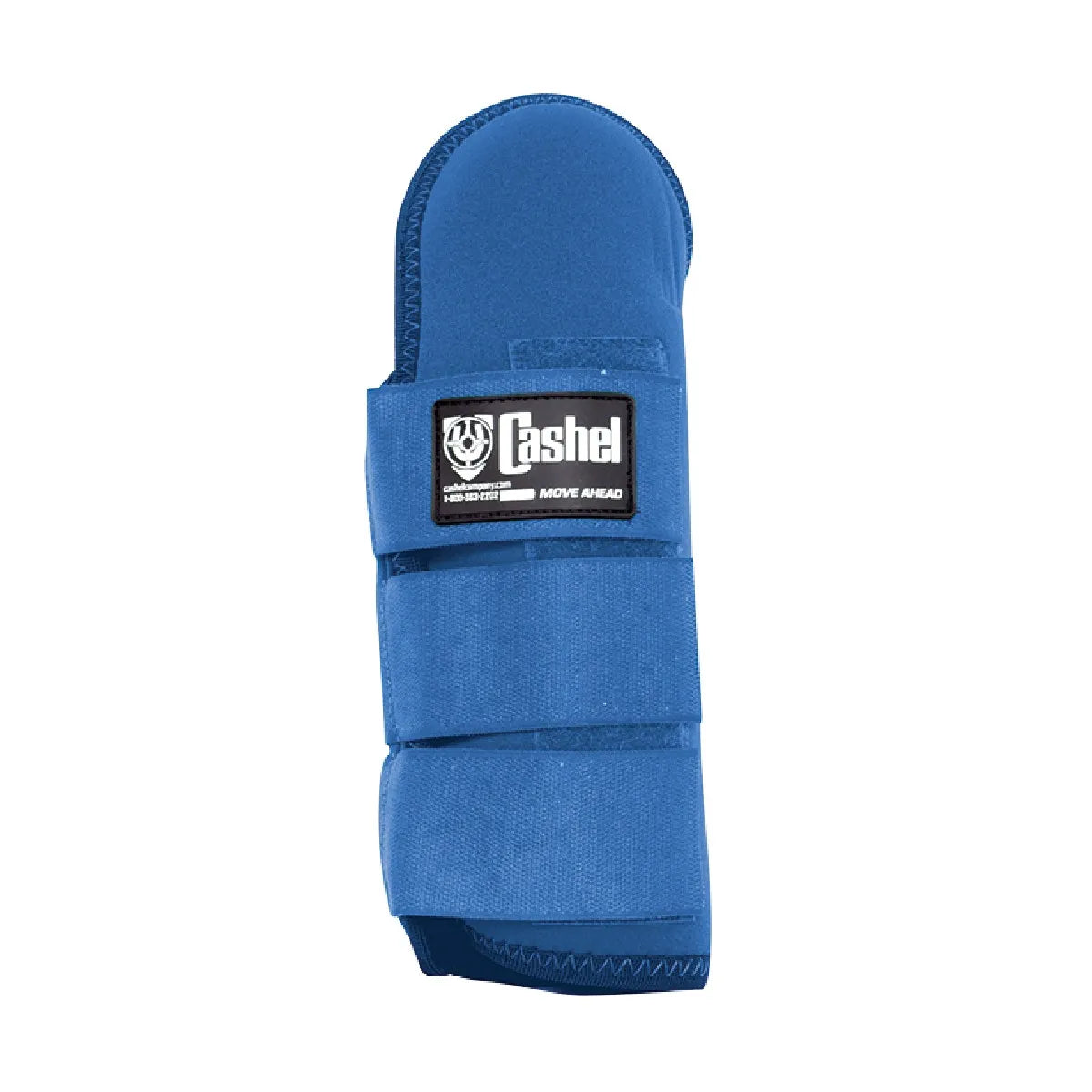Cashel Horse Tail Shield Guard in vibrant royal blue neoprene. This durable equine tail wrap features three wide hook-and-loop straps for a secure, adjustable fit and a padded design to protect against tail rubbing and hair breakage. Ideal for trailering, stalling, or breeding, this protective gear keeps your horse's tail clean and intact. A must-have grooming essential for equestrians looking for reliable horse tail protection.