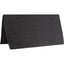 Cashel Navajo Saddle Blanket in solid black, 30-inch x 31-inch. This high-quality Western saddle pad features a durable, tightly woven texture designed for horse comfort and protection. Folded to display its premium weave, this classic equestrian gear is perfect for everyday riding, ranch work, or layering under a work pad for a clean, professional look in the arena.
