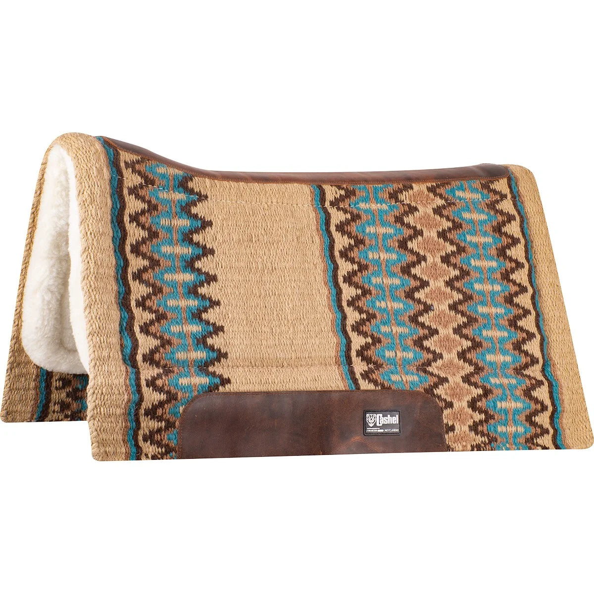 Cashel Performance Blanket Top Felt Pad - Premium Western Saddle Pad for Comfort and Fit