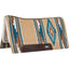 Cashel Performance Southwest Blanket Top Felt Pad - Contoured Shock-Absorbing Wool Felt Western Saddle Pad