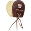 Cashel Ring Master Fleece 2 Sheepskin Girth Cover featuring rich dark brown leather with white stitching and a plush natural sheepskin lining for maximum horse comfort. This equestrian tack essential includes durable leather ties for a secure fit and is proudly Made in the USA. Ideal for preventing saddle rubs and girth sores, it's a stylish and functional addition to any horse saddle setup.