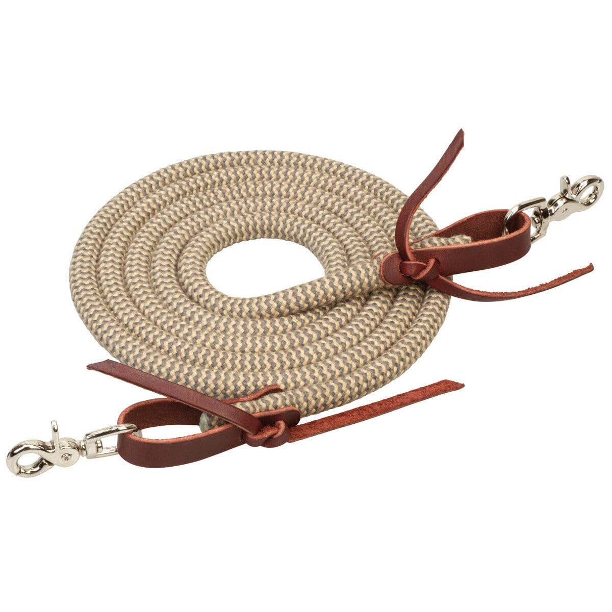 Weaver Leather EcoLuxe Bamboo Round Trail Rein, 1/2" X 10' - Hooves and Paws
