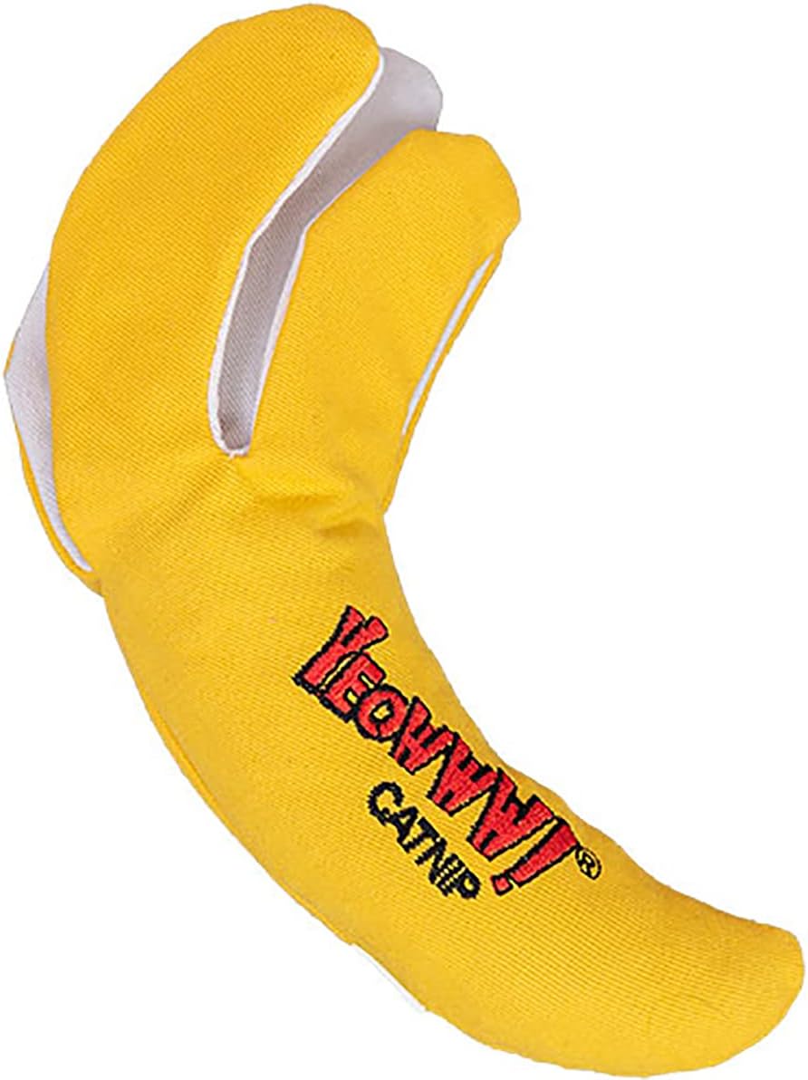 Yeowww! Chicata Peeled Banana Cat Toy - Hooves and Paws