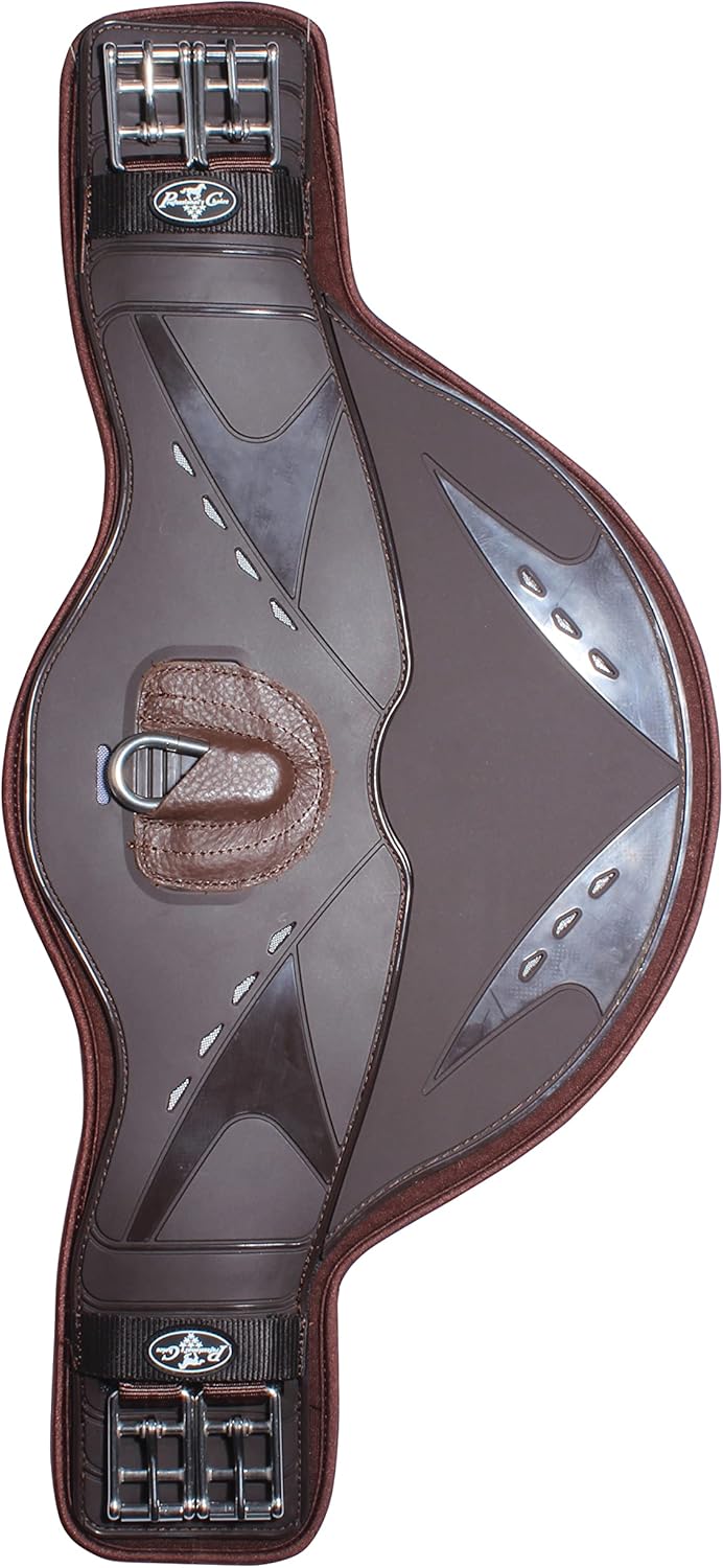 Professional's Choice Contoured Short Belly Guard Monoflap Girth CBMG - Hooves and Paws