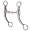 Classic Equine BitLogic Dogbone Long Shank Bit featuring a three-piece stainless steel mouthpiece with a center dogbone for even pressure and horse comfort. The sleek, silver long shanks offer excellent leverage and refined control, making it an essential piece of performance horse tack for Western riders. This professional-grade curb bit combines durability with a polished finish, perfect for improving communication during training and competition.