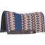 Classic Equine Blanket Top Saddle Pad - Premium Wool Performance Western Pad for Superior Fit