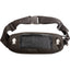 Classic Equine Cell Phone Pack in Midnight black, a sleek equestrian waist bag for hands-free riding. Features a clear, touchscreen-compatible window for easy phone access, a secure zipper, and two white knight horse logos. The adjustable nylon webbing strap with a quick-release buckle ensures a perfect fit for all-day comfort. Ideal for trail riding, horse training, and active barn life.