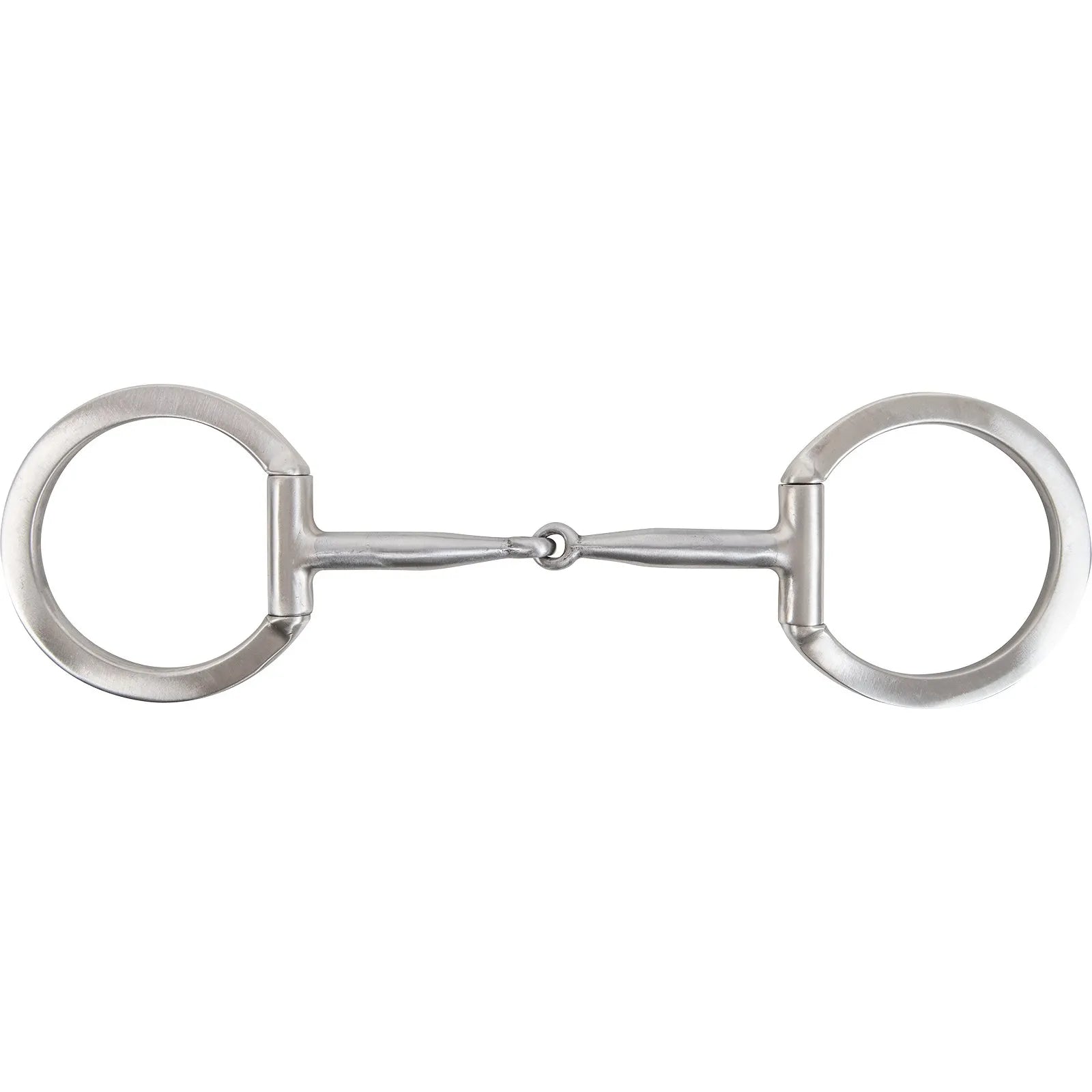 Classic Equine silver D-Ring horse bit featuring a smooth, single-jointed mouthpiece for gentle communication. Crafted from durable stainless steel, this classic snaffle bit provides stability and comfort, making it a must-have piece of horse tack for training and everyday riding.