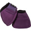 Classic Equine Dyno Bell Boots in vibrant purple, offering heavy-duty hoof protection for horses. Features a water-repellent nylon outer shell, secure hook-and-loop closure, and padded collar to prevent overreaching and injury. These high-quality equestrian bell boots are perfect for performance, training, or turnout. Ultimate protective gear for your horse's hooves.