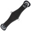 Classic Equine FeatherFlex 30-inch Roper Cinch in black, featuring a contoured design for maximum horse comfort and pressure distribution. This high-performance western cinch includes heavy-duty stainless steel buckles and D-rings for secure attachments. Ideal for roping and everyday riding, this durable and flexible horse tack ensures saddle stability while providing a soft feel. A premium piece of equestrian gear for western performance and trail riding.