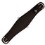 Classic Equine Neoprene Cinch in black, a high-performance Western horse girth featuring durable, non-slip neoprene construction and stainless steel roller buckles for easy adjustment. This contoured cinch includes central D-rings for breast collar and back cinch attachment, providing superior comfort and security for any riding discipline. High-quality horse tack designed for breathability and a secure saddle fit.