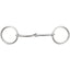 Classic Equine O-Ring Smooth Snaffle Bit featuring high-quality polished stainless steel construction. This gentle training bit has a single-jointed smooth mouthpiece and loose O-rings for clear communication. An essential piece of equestrian gear for young horses or daily schooling, it provides a classic look and soft feel for both English and Western riding disciplines.