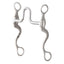 Classic Equine Performance Cavalry Shank Bit featuring an 8-inch stainless steel curved shank and high port mouthpiece. Designed for enhanced control and refined communication, this professional Western horse bit offers superior leverage. Durable and stylish equestrian tack ideal for training and performance, featuring swivel cheeks for independent lateral movement.