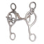 Classic Equine Positioner Shank Barrel Bit featuring 6.5-inch stainless steel shanks and a smooth bar lifesaver mouthpiece. This high-performance horse bit offers independent side movement and lateral control, ideal for barrel racing and precision training. The three-piece jointed mouthpiece and teardrop-style shanks provide effective communication and a professional look for your horse tack collection.