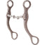 Classic Equine Rasp Bit featuring antique-finish metal shanks with a unique diamond-pattern rasp texture. This western curb bit includes a three-piece jointed mouthpiece to enhance horse communication and control. Designed with long, curved shanks for effective leverage and a stylish equestrian look. High-quality horse tack perfect for training, performance, or trail riding, offering durability and precision for western riders.