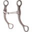 Classic Equine Rasp Performance Series Western bit featuring 7-inch shanks and a 5 1/8" smooth bar jointed mouthpiece. This durable horse bit showcases a unique rasp-textured finish on the shanks for a rugged, high-performance look. Designed with teardrop-shaped rein loops and round purchase rings, it’s a perfect choice for Western riders seeking precise communication and classic style in their tack collection.