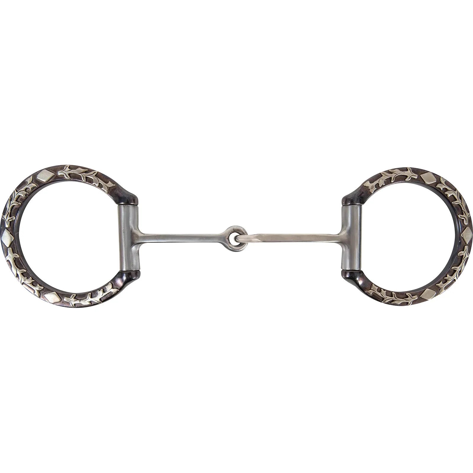 Classic Equine Sherry Cervi Diamond D-Ring Barrel Racing Bit - 5" Square Bar Mouthpiece