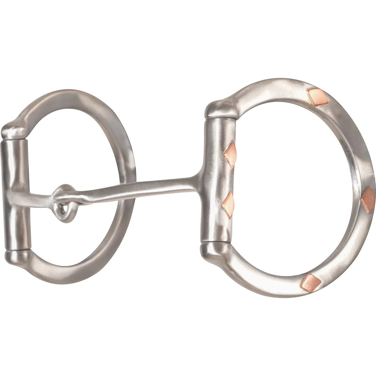 Classic Equine Sherry Cervi Diamond D-Ring Barrel Racing Bit with Square Bar - Multiple Sizes