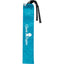 Teal Classic Equine Slick Tail Bag featuring durable turquoise fabric for premium horse tail protection. This long tail guard displays a white vertical logo and horse head emblem, with black ties at the top for a secure attachment. An essential equestrian grooming accessory designed to keep tails clean, healthy, and tangle-free while preventing hair breakage during travel, turnout, or stable time.