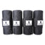 Set of four Classic Equine Black Standing Wrap Bandages designed for superior horse leg protection and support. These professional-grade equine stable wraps feature durable fabric, secure hook-and-loop closures, and the iconic white horse logo patch. Essential equestrian gear for stall use, hauling, or injury recovery. Keep your horse's legs safe and comfortable with these high-quality, breathable leg bandages.
