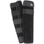 Classic Equine Stud Breeding Boots in black, providing essential stallion knee protection and comfort. These durable horse boots feature soft, high-quality fabric and multiple adjustable hook-and-loop straps for a secure, custom fit. Designed to prevent abrasions and injuries during breeding sessions, they are a must-have for professional stallion management and horse safety. High-performance equestrian gear for leg protection.