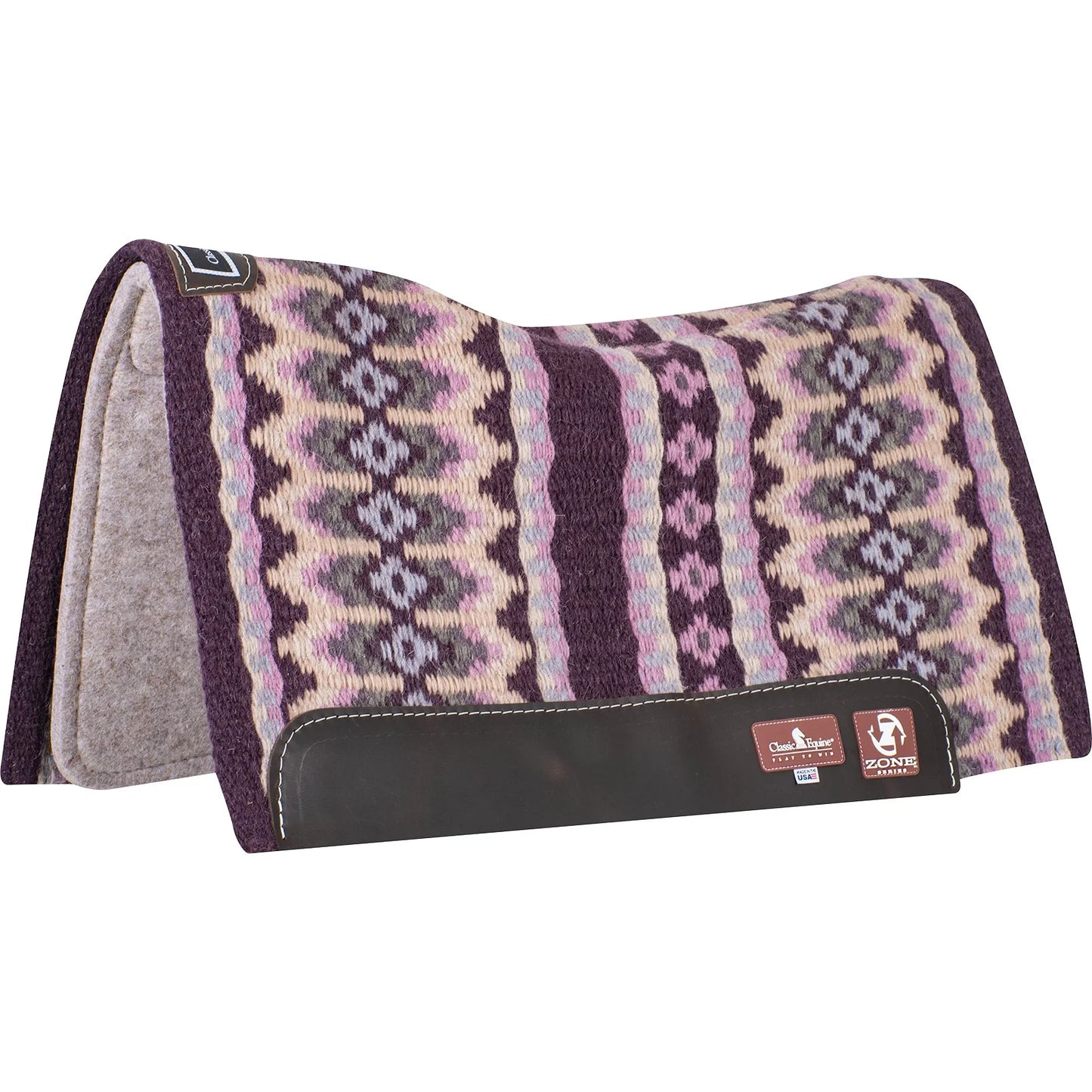 Classic Equine Zone Blanket Top Saddle Pad - Impact Protection & Pressure Relief