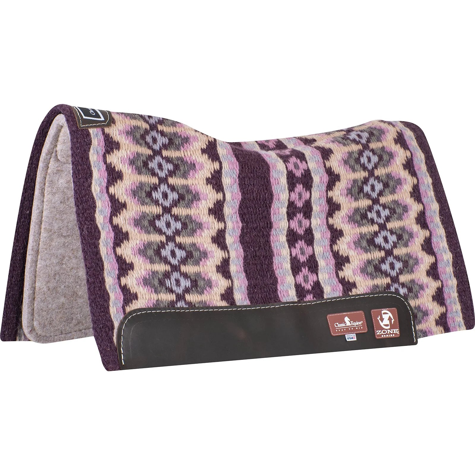 Classic Equine Zone Blanket Top Saddle Pad - Impact Protection & Pressure Relief
