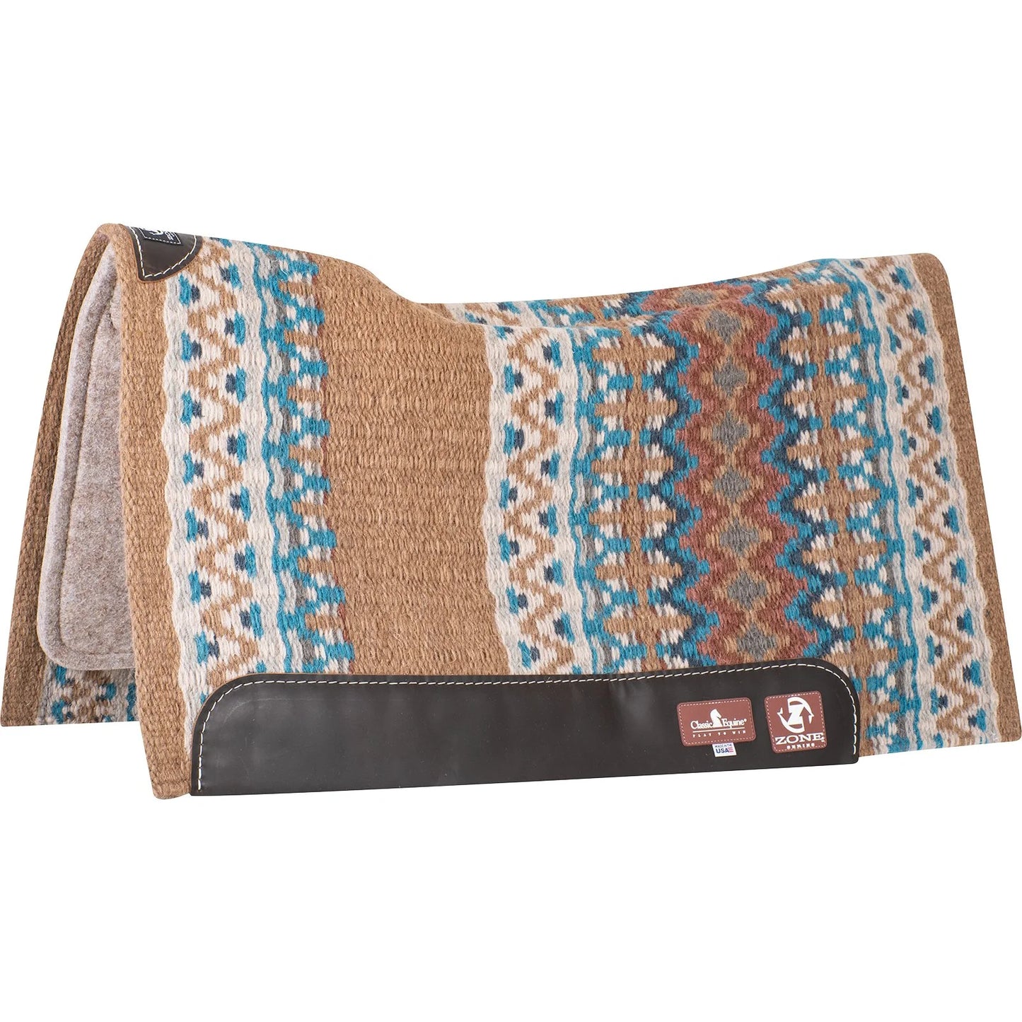 Classic Equine Zone Blanket Top Saddle Pad - Impact Protection & Pressure Relief
