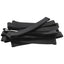 Classic Rope Premium Roper Dally Wraps 10-Pack in solid black. These thick, durable rubber dally wraps are designed for team roping, providing a secure grip and protecting your saddle horn from friction. Ideal for western performance, this bulk pack ensures you always have high-quality, long-lasting wraps ready for the arena. Perfect for ropers seeking professional-grade tack and reliable dallying performance.