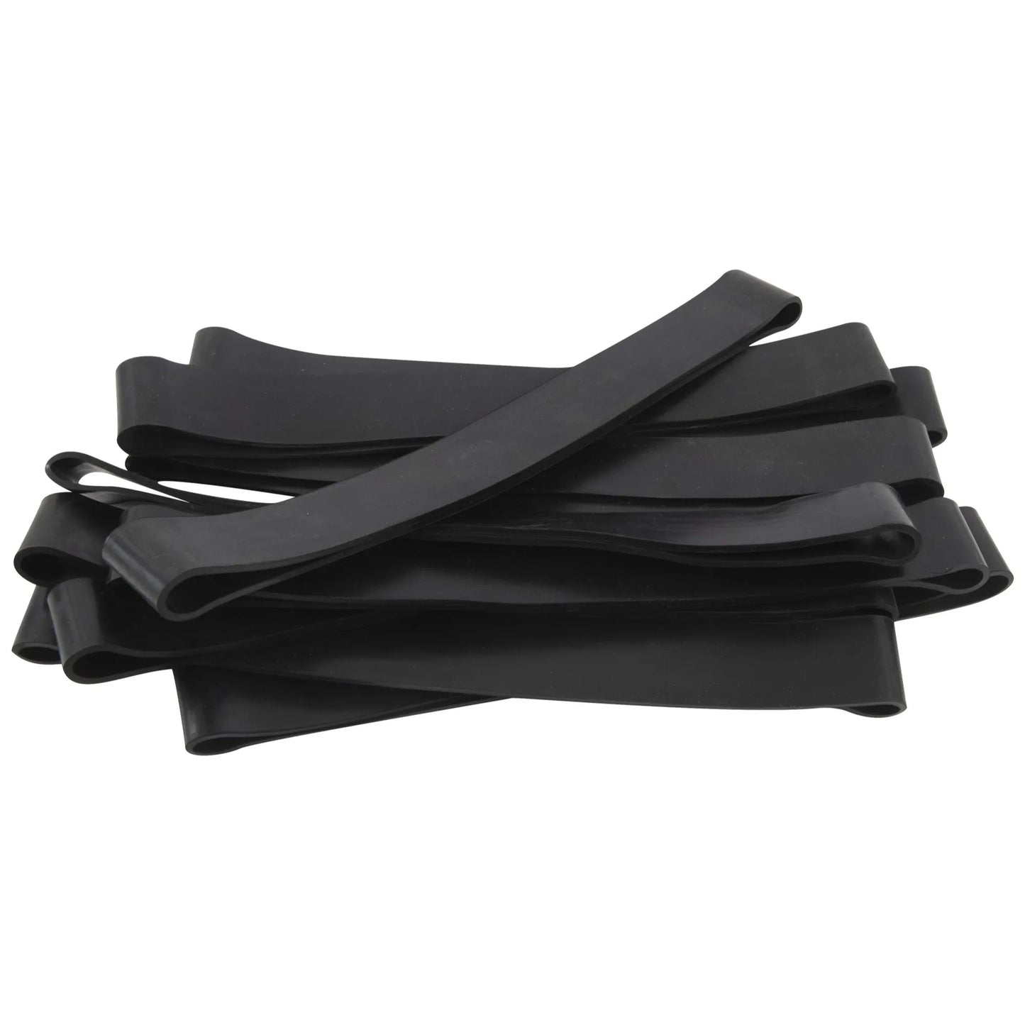 Classic Rope Premium Roper Dally Wraps 10-Pack in solid black. These thick, durable rubber dally wraps are designed for team roping, providing a secure grip and protecting your saddle horn from friction. Ideal for western performance, this bulk pack ensures you always have high-quality, long-lasting wraps ready for the arena. Perfect for ropers seeking professional-grade tack and reliable dallying performance.